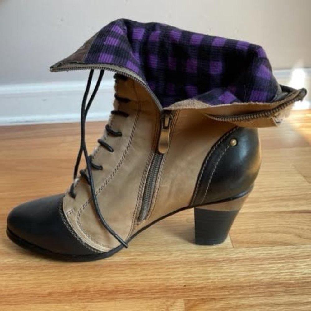 Italian leather boots size 38